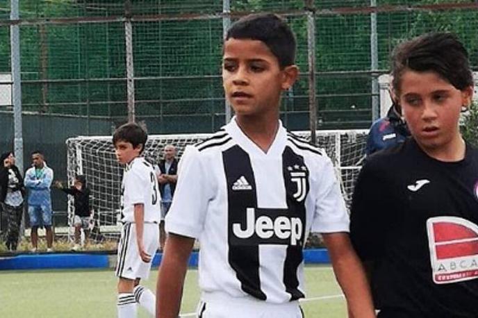 Cristiano Ronaldo Jr. | Cristiano Ronaldo Jr. je svoj prvi nastop za Juventus kronal s kar štirimi zadetki. | Foto Twitter