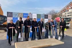 V Ljubljani začetek gradnje edinstvenega poslovnega objekta #foto #video