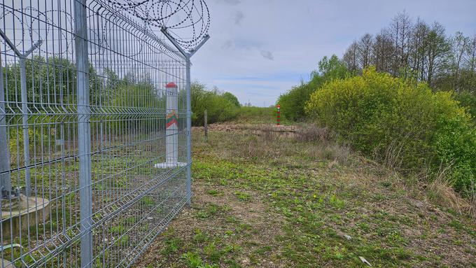 Ograja na meji med Litvo in rusko eksklavo Kaliningradom. | Foto: Žiga Gašperin