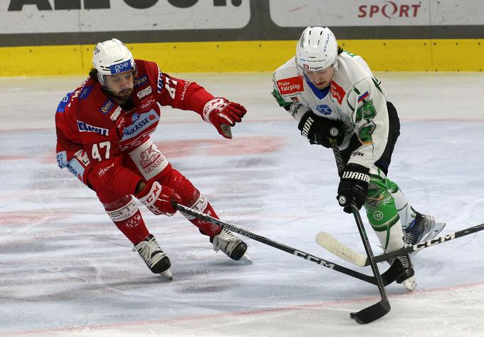 Naslednjo tekmo bodo Ljubljančani igrali v petek, ko bodo gostili zadnjeuvrščeni Vorarlberg. | Foto: EC-KAC/Kuess