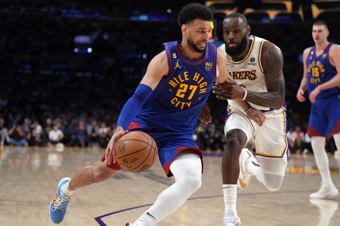 Jamal Murray Denver Nuggets Los Angeles Lakers | Jamal Murray pa je bil s 37 točkami prvi strelec tretje tekme finala zahodne konference. | Foto Reuters