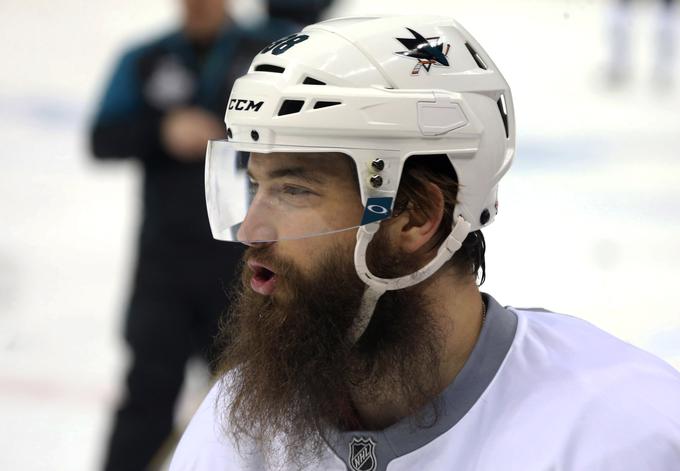 31-letni Brent Burns se je San Jose Sharks zavezal še za osem sezon. | Foto: Reuters