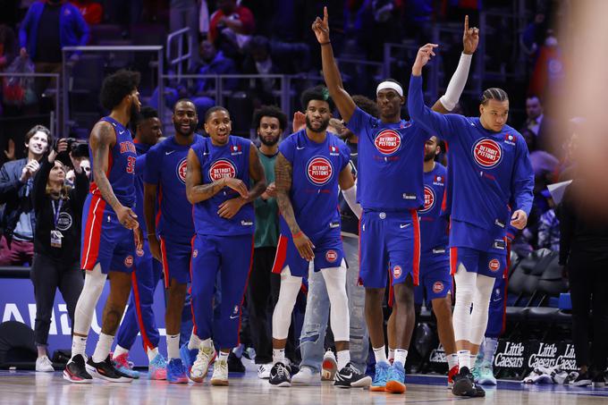 Detroit Pistons je v tej sezoni na 29 tekmah zmagal le sedemkrat. | Foto: Reuters