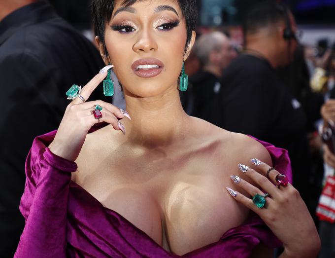 Cardi B je pesem WAP posnela v sodelovanju z raperko Megan Thee Stallion. | Foto: Reuters