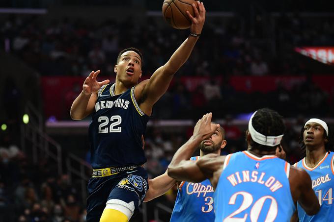 Desmond Bane (Memphis) je na gostovanju v dvorani Staples dosegel 22 točk. | Foto: Reuters