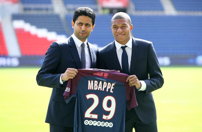 Predsednik PSG Nasser Al-Khelaifi, ki je v razvoj PSG vložil že več kot milijardo evrov, po zmagi nad Atalanto ni skrival sreče. | Foto: Getty Images