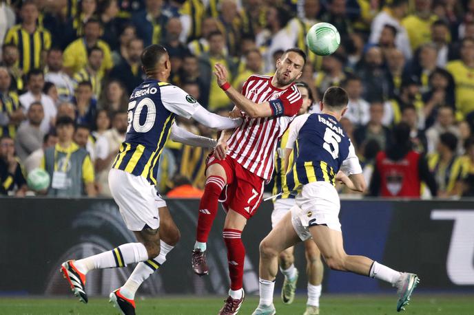 Fenerbahče - Olympiacos | Fenerbahče Mihe Zajca je po izvajanju enajstmetrovk ostal brez polfinala. | Foto Reuters