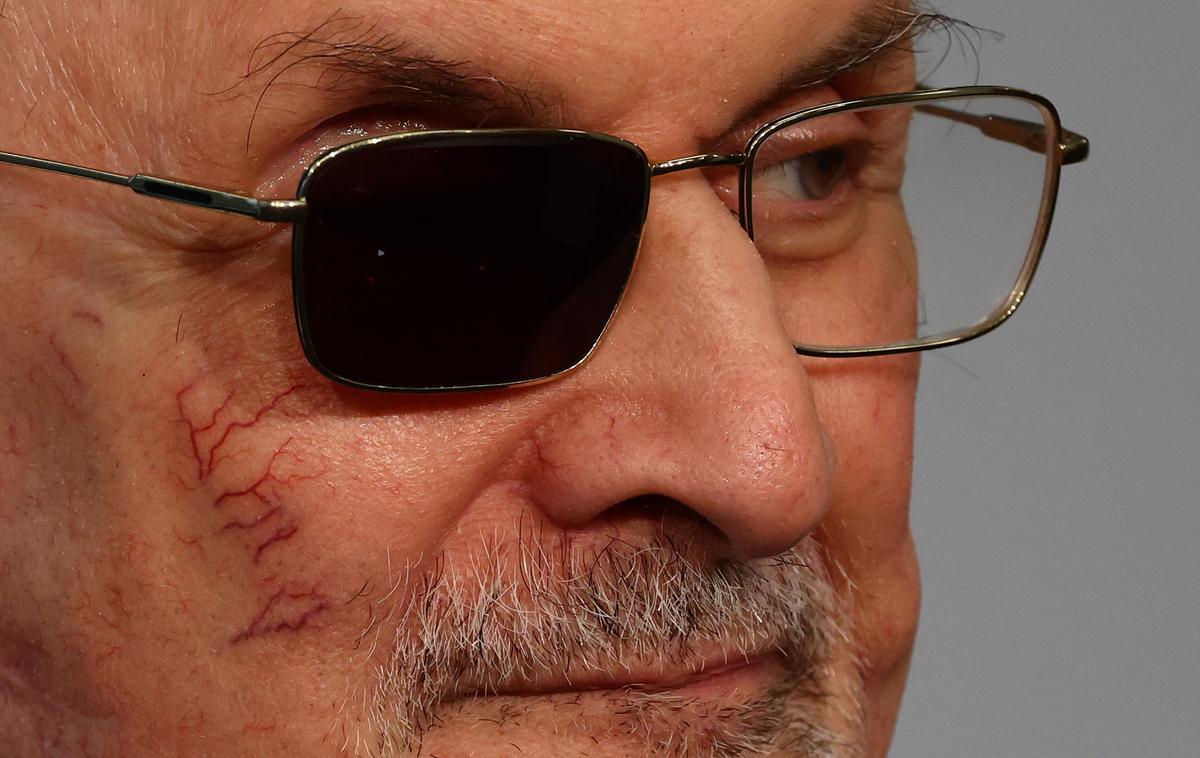 Salman Rushdie | Salman Rushdie na knjižnem sejmu v Frankfurtu | Foto Reuters