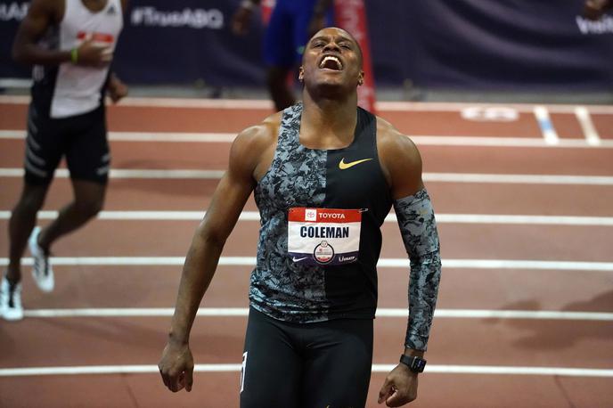 Christian Coleman | Christian Coleman se bo hitreje vrnil na altetske steze, kot je sprva kazalo. A na olimpijskih igrah v Tokiu še ne bo mogel teči. | Foto Reuters