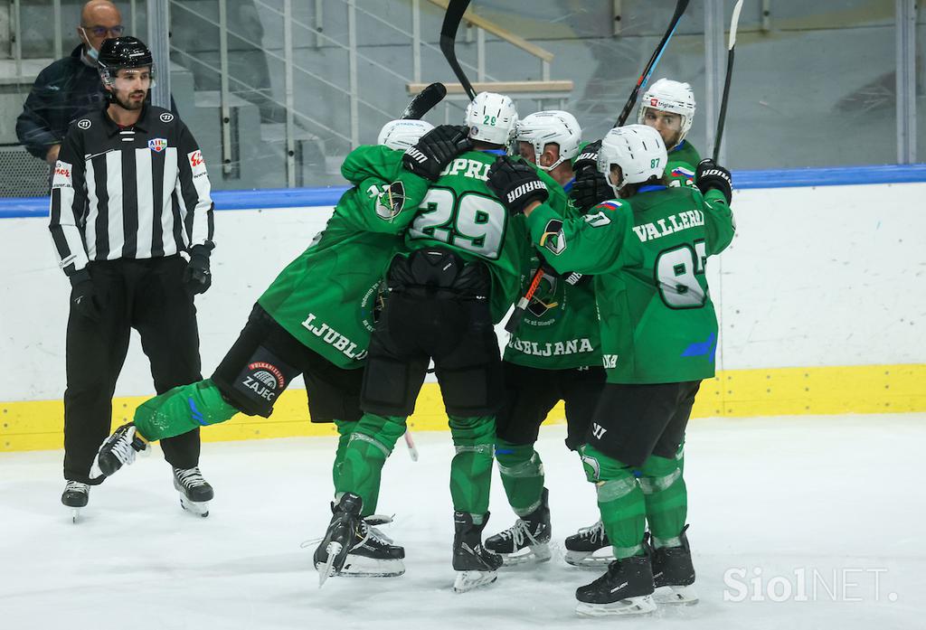 Alpska liga: Olimpija - Asiago (1-. tekma finala)