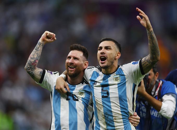 Argentina je v četrtfinalu po hudem boju izločila Nizozemsko. | Foto: Reuters