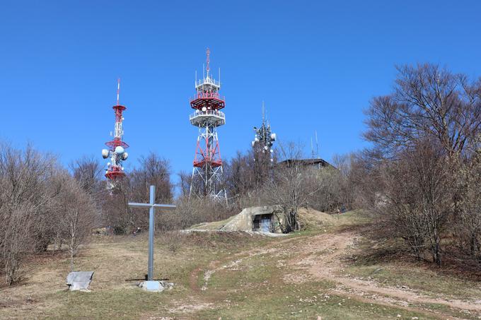 Oddajnik in vrh Krima | Foto: Matej Podgoršek