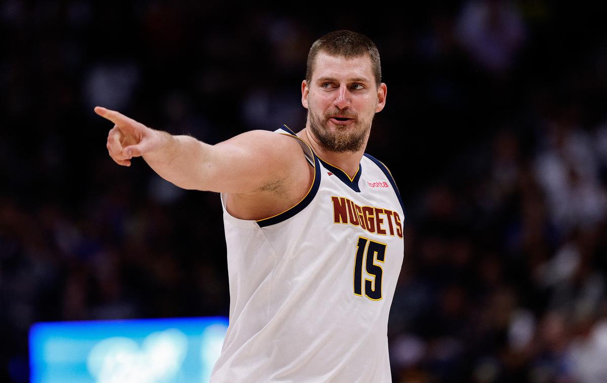 Nikola Jokić | Nikola Jokić, ki je poleti blestel na olimpijskem turnirju v Franciji v dresu srbske reprezentance, je že pripravljen na začetek nove sezone v ligi NBA. | Foto Reuters