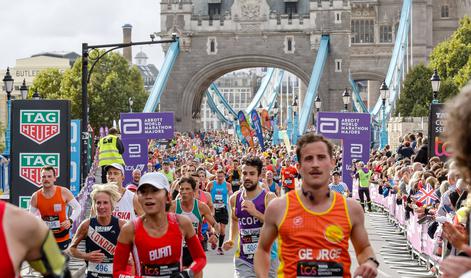 Smrt na londonskem maratonu: 36-letni udeleženec se je zgrudil in v bolnišnici umrl