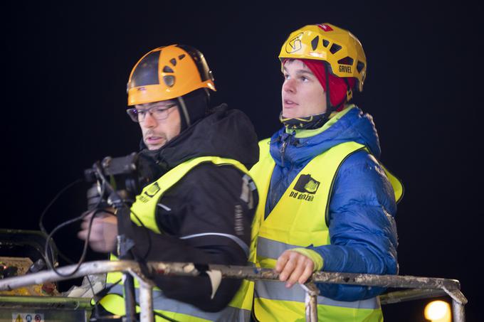 Janez Svoljšak, edini Slovenec, ki se lahko pohvali z zmago na tekmi svetovnega pokala v lednem plezanju, je bil odgovoren za postavitev smeri.  | Foto: Urban Urbanc