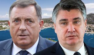 Sestanek na Hvaru: Dodik razkril, kdo mu je posodil helikopter