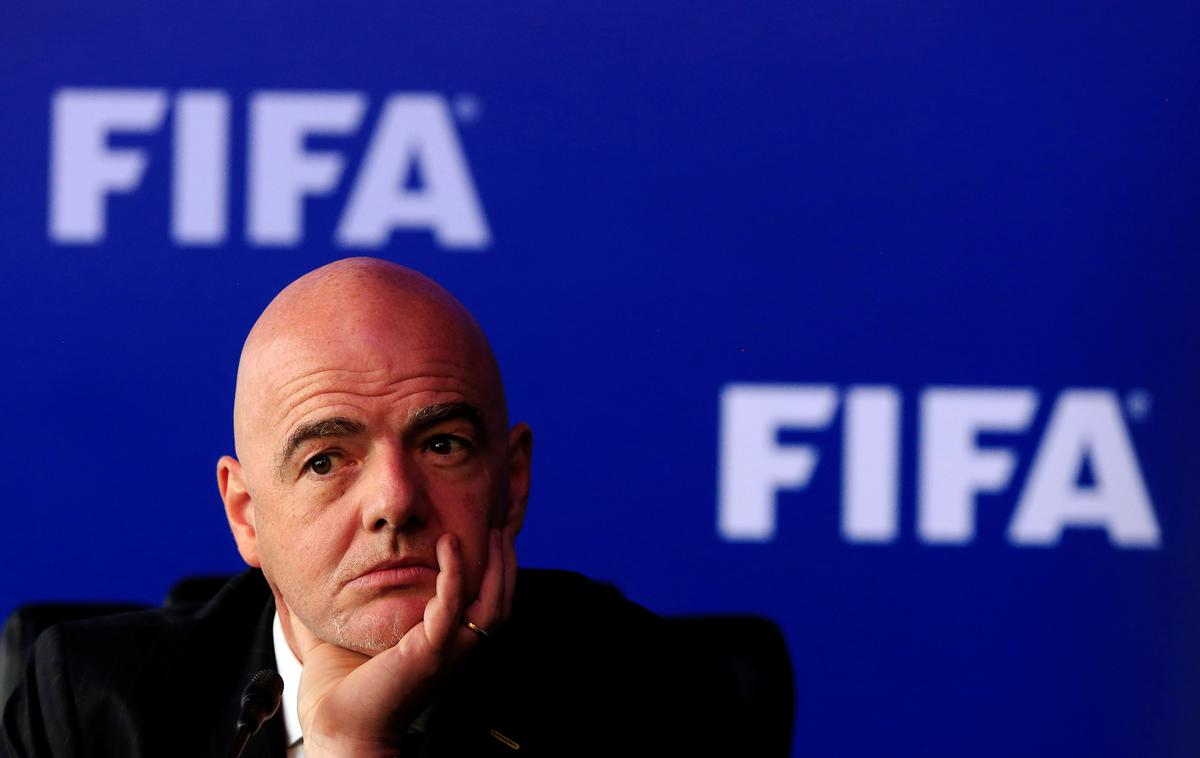 Gianni Infantino | Predsednik Fife Gianni Infantino si želi uvesti dva nova globalna turnirja, ki bi vplivala na koledar tekem. | Foto Reuters