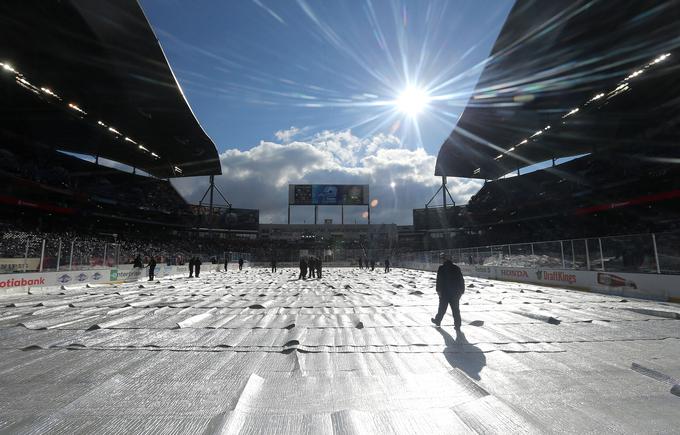 Tekma je bila zaradi visokih temperatur za nekaj ur prestavljena.  | Foto: Getty Images