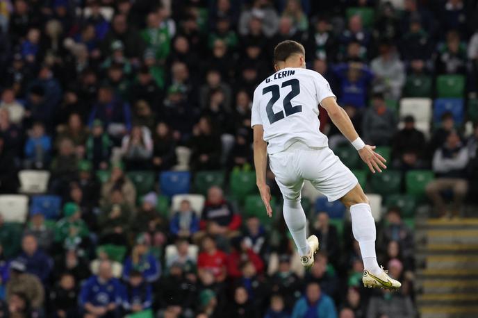 Slovenija : Severna Irska Adam Gnezda Čerin | Slovenci so slavili z 1:0. | Foto Reuters