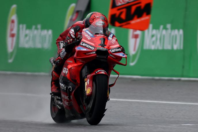 Francesco Bagnaia | Francesco Bagnaia e zmanjšal zaostanek za vodilnim v prvenstvu Jorgejem Martinom (Ducati-Pramac). | Foto Reuters