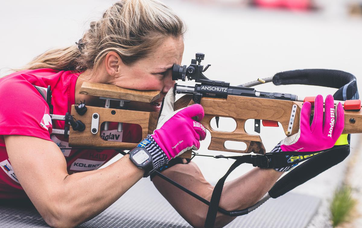 trening biatlon streljanja Anamarija Lampič | Anamarija Lampič je tekmi pokala IBU zasedla šesto mesto, potem ko je zgrešila štiri strele. | Foto Grega Valančič/Sportida