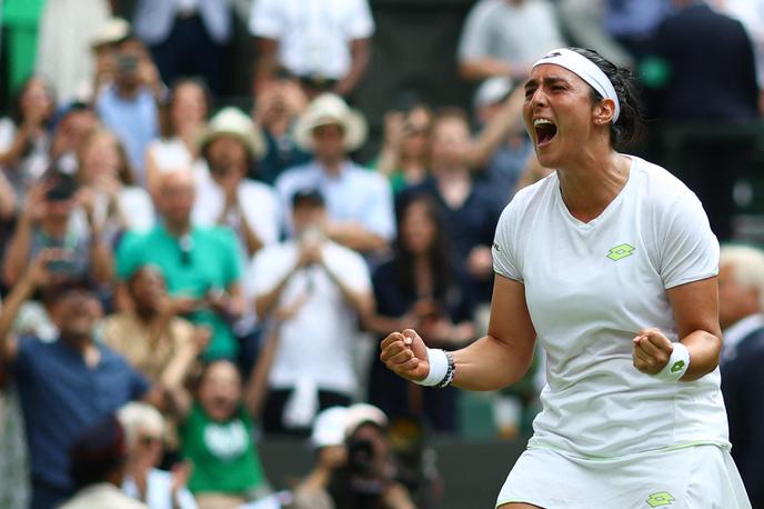 Ons Jabeur | Tunizijka Ons Jabeur je lani izgubila v finalu Wimbledona. Bo zaigrala v finalu tudi letos? | Foto Reuters