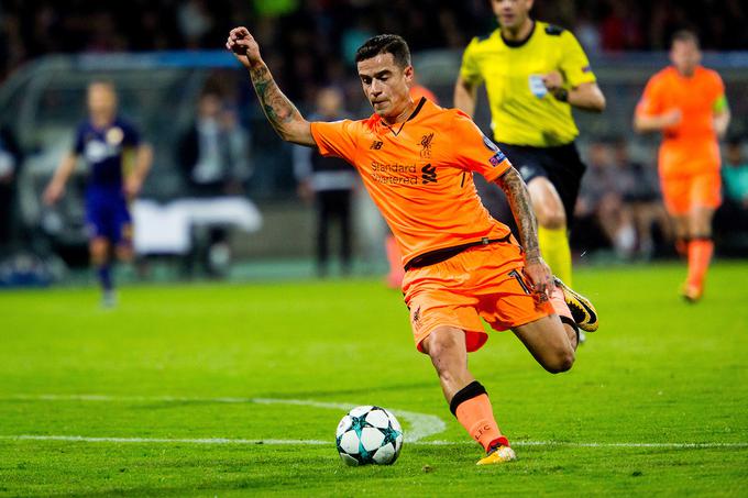 Blestel je v Ljudskem vrtu, ko je Liverpool razbil Maribor s 7:0. Brazilec je prispeval zadetek in dve podaji. | Foto: Sportida