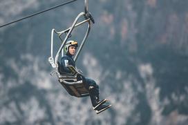 Skakalci trening Planica