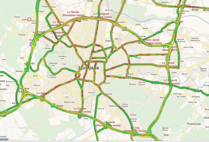 Zgodnji prihod v Ljubljano se obrestuje, saj so številne vpadnice po 7. uri še precej manj obremenjene. (foto: PIC) | Foto: 