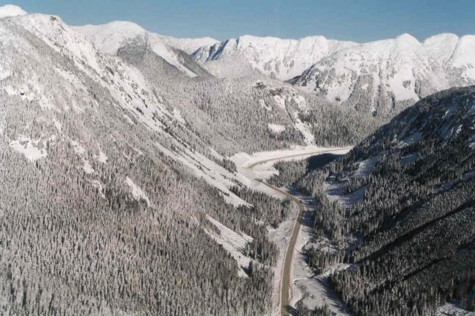 Avtocesta Coquihalla | Foto Ministrstvo za promet in infrastrukturo British Columbia