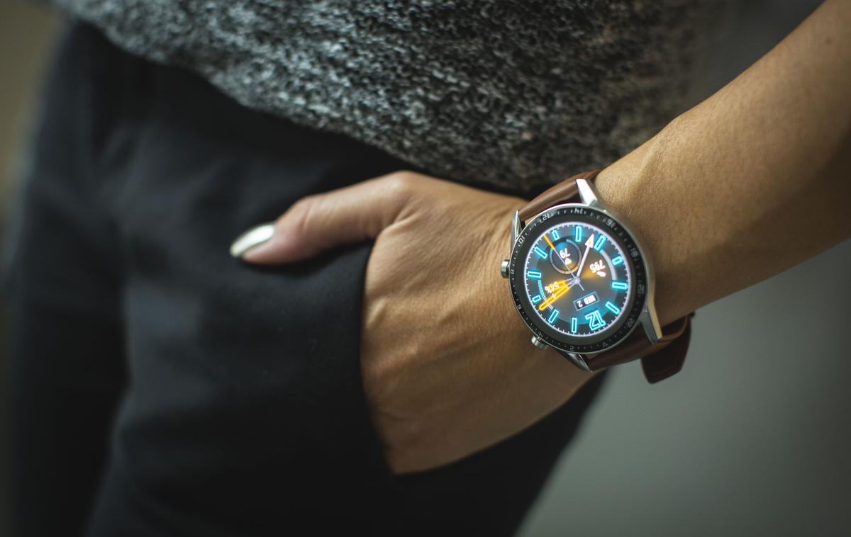 Huawei Watch GT2 | Pametna ura Huawei Watch GT 2 ima še vedno vse najpomembnejše prednosti (in omejitve) svoje lanske predhodnice, oblikovno pa je še bolj izpopolnjena in prinaša tudi nekatere nove funkcije. | Foto Bojan Puhek