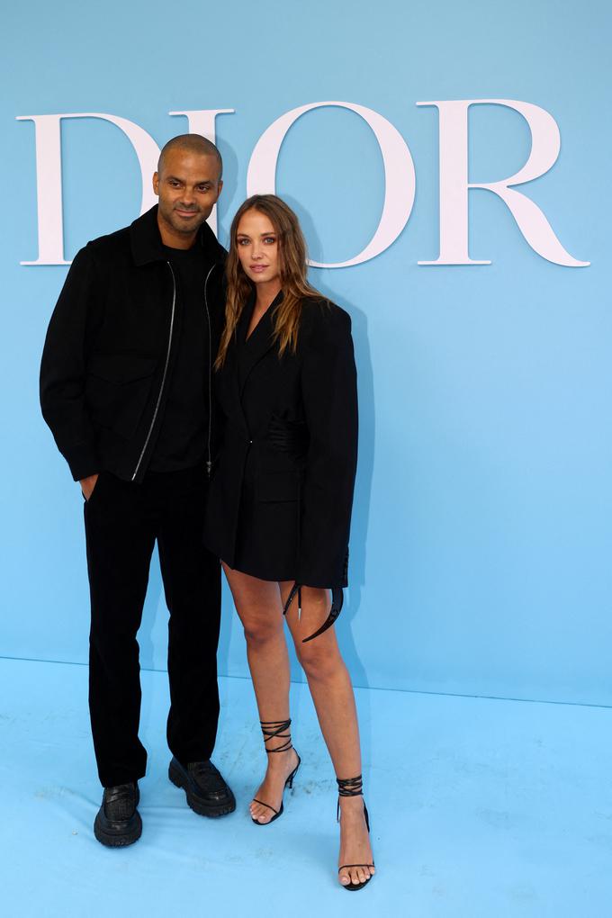 Tony Parker in Agathe Teyssier | Foto: Reuters