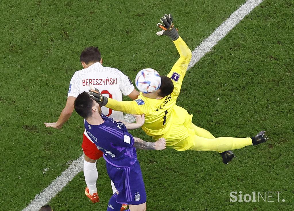 SP Argentina Poljska Messi Szczesny