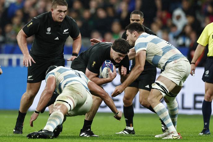 SP ragbi Nova Zelandija Argentina All Blacks | All Blacks so se v polfinalu veselili visoke zmage proti Argentini. | Foto Reuters