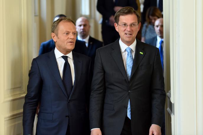 Miro Cerar Donald Tusk | Foto STA