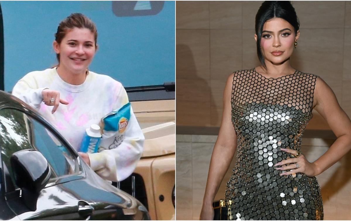 Kylie Jenner | Kylie, kot je nismo vajeni: brez močnega mejkapa, popolne oprave in brezhibne pričeske. | Foto Twitter