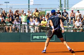 Davisov pokal Kavčič Bedene zadnja tekma