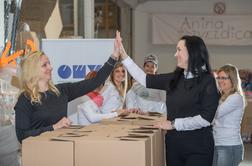 Člani Kluba zvestobe OMV Smile & Drive poskrbeli za rekordno donacijo več kot 45 ton hrane Anini zvezdici