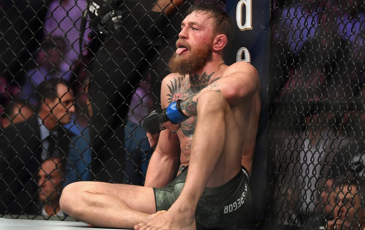 Habib Nurmagomedov Conor McGregor | Conor McGregor po dvoboju ni mogel verjeti, kaj se mu je zgodilo. | Foto Getty Images