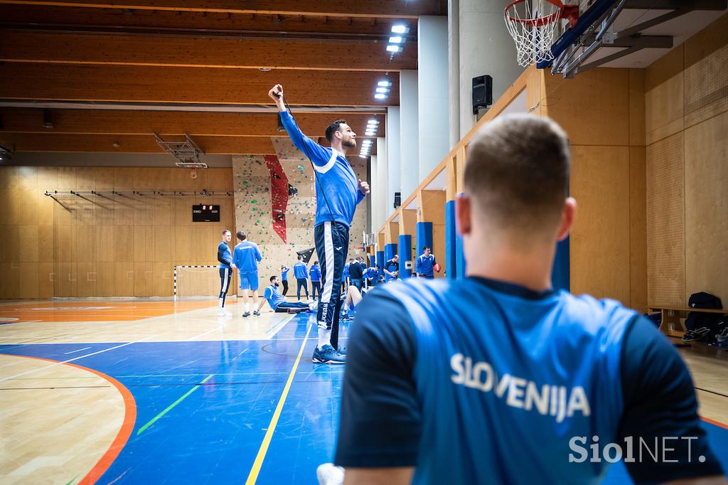 slovenska rokometna reprezentanca trening