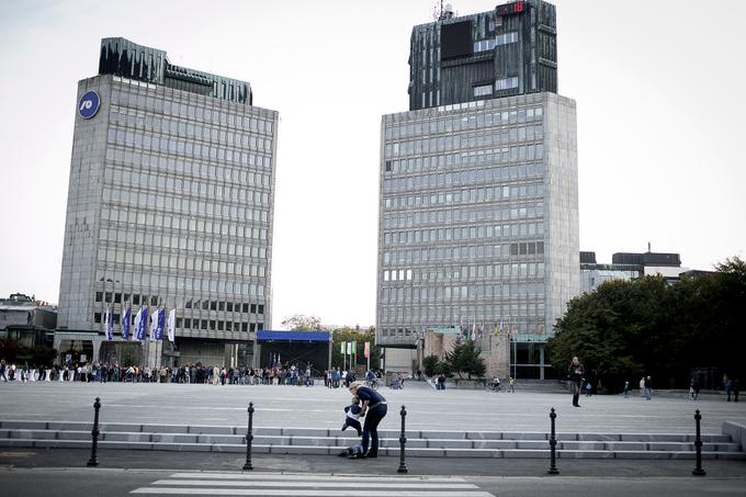 Trg republike v Ljubljani. | Foto: Ana Kovač