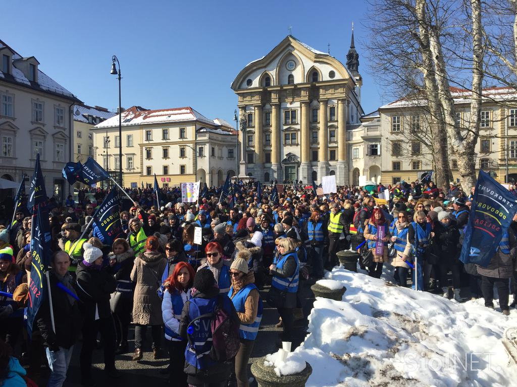 Protest Sviza v Ljubljani