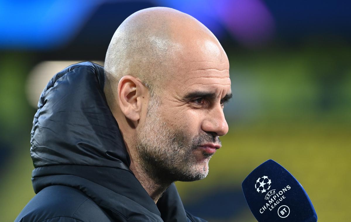 Borussia Dortmund Manchester City Josep Guardiola | Josep Guardiola je prvič, odkar vodi Manchester City, popeljal klub v polfinale lige prvakov. To mu je uspelo šele v petem poizkusu. | Foto Reuters