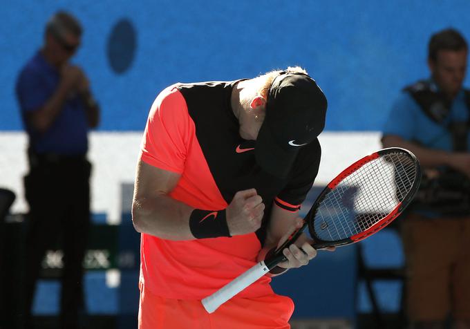 Kyle Edmund je postal šesti Britanec, ki se je po letu 1968 uvrstil v polfinale turnirja za grand slam. | Foto: Reuters