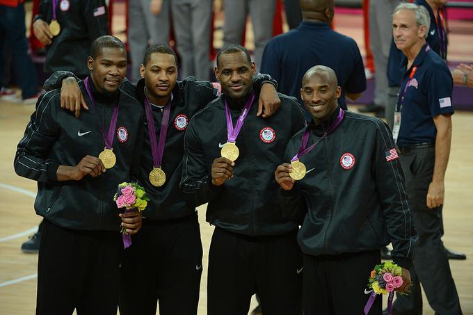 Z ameriško reprezentanco je kar dvakrat osvojil naslov olimpijskih prvakov – leta 2008 v Pekingu in 2012 v Londonu. | Foto: Getty Images