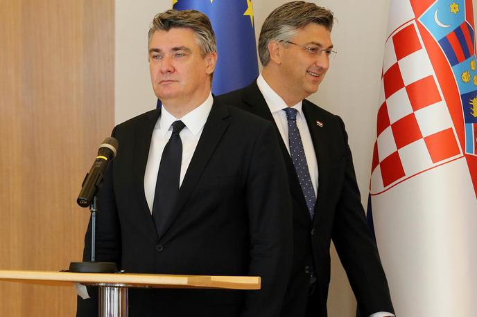 Milanović in Plenković | Zoran Milanović in Andrej Plenković, glavna rivala na prihajajočih volitvah na Hrvaškem | Foto Dalibor Urukalovic/PIXSELL