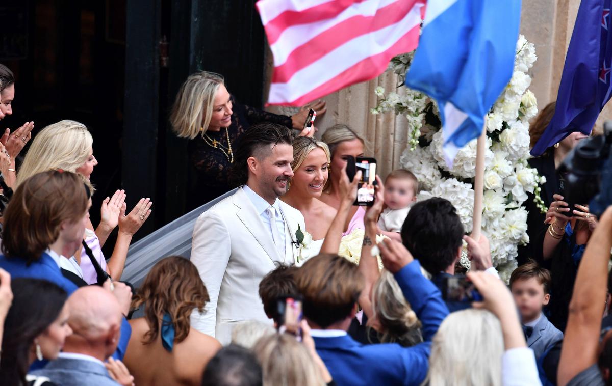 Poroka sina Roda Stewarta v Dubrovniku | Liam Stewart in Nicole Artukovich se v hrvaškem Dubrovniku mudita že nekaj dni. | Foto Guliverimage