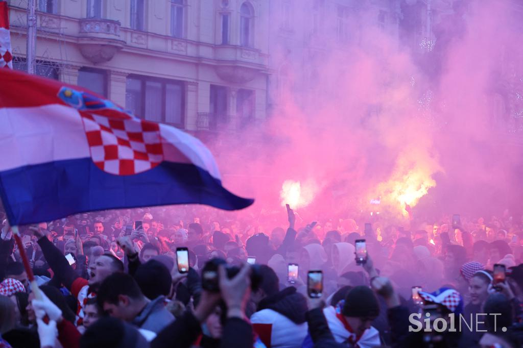 Zagreb navijači slavje