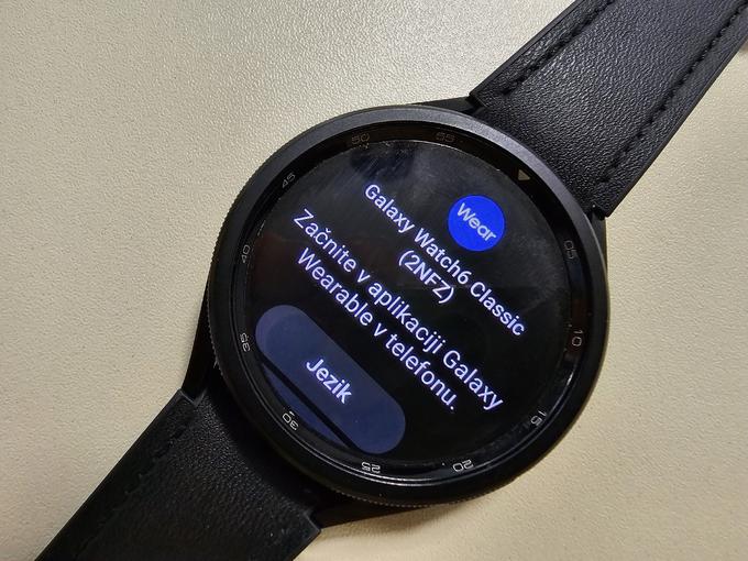 Začetek povezovanja pametne ure Samsung Galaxy Watch6 Classic z androidnim pametnim telefonom | Foto: Srdjan Cvjetović