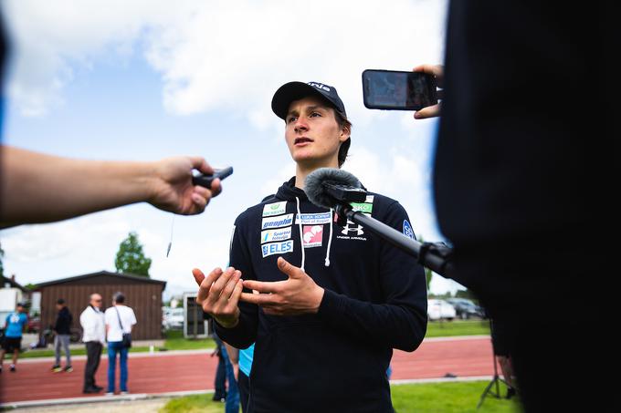 Domen Prevc se veseli decembrske zimske planiške kulise. | Foto: Grega Valančič/Sportida